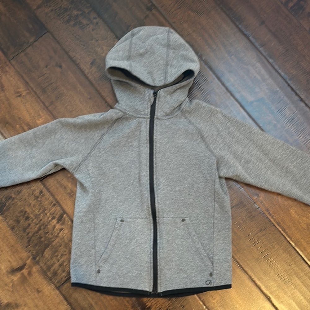 Gray Zip-Up Hoodie